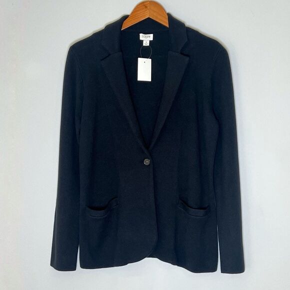 J. Crew Schoolboy Sweater Blazer Black - Picture 2 of 6